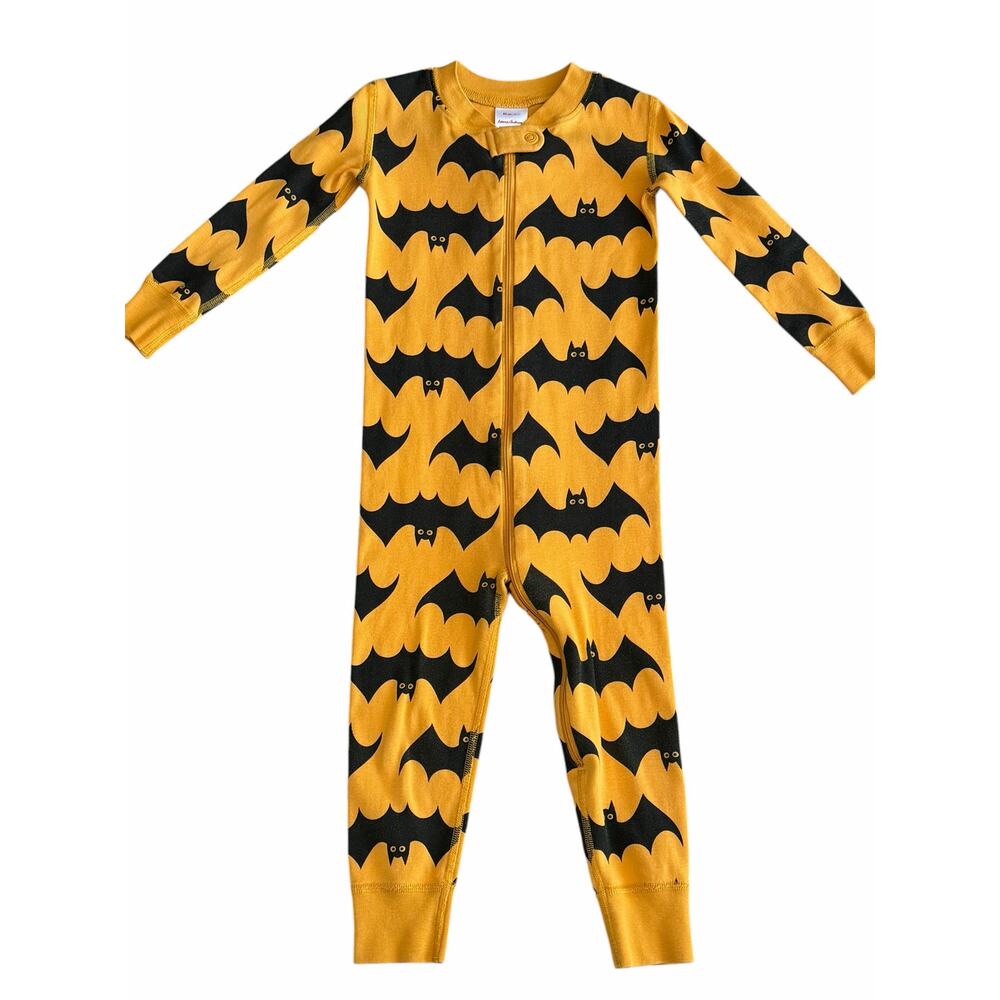 HANNA ANDERSSON Halloween Bats Zipper Sleeper Size 90cm 3T